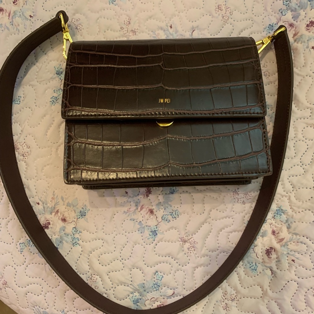 JW PEI brownish burgundy shoulder/ crossbody bag